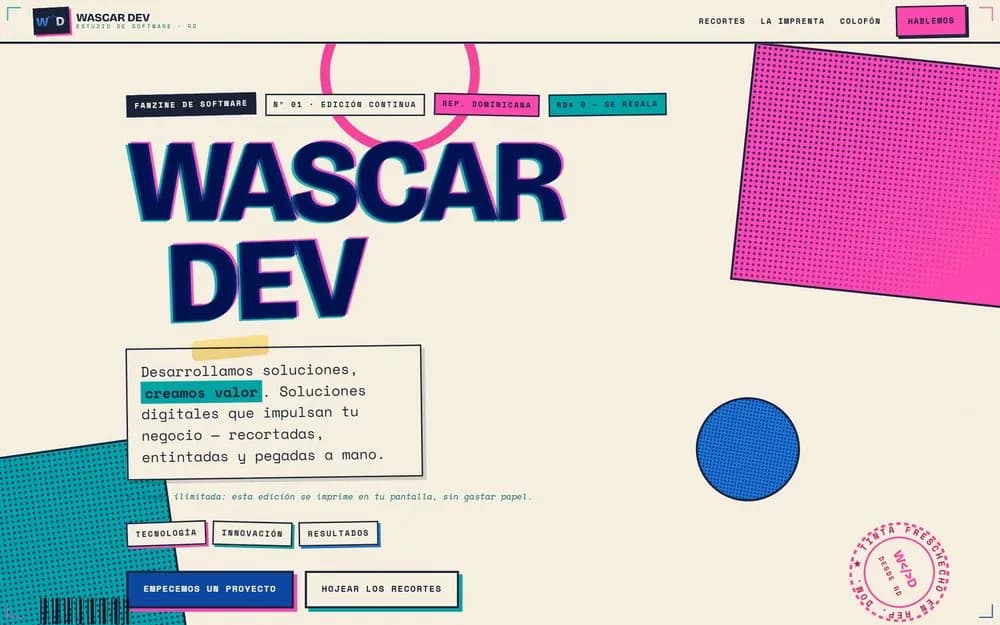Exploración de diseño: Fanzine